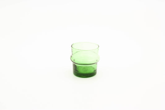 Beldi espressoglaasje groen gerecycled glas