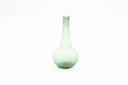 Old green Indian vase handmade by Madam Stoltz